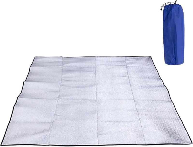 Camping Mat Picnic Blanket For Outdoor Beach 1m Aluminum Foil EVA Foam Sleeping Pad - Image 1
