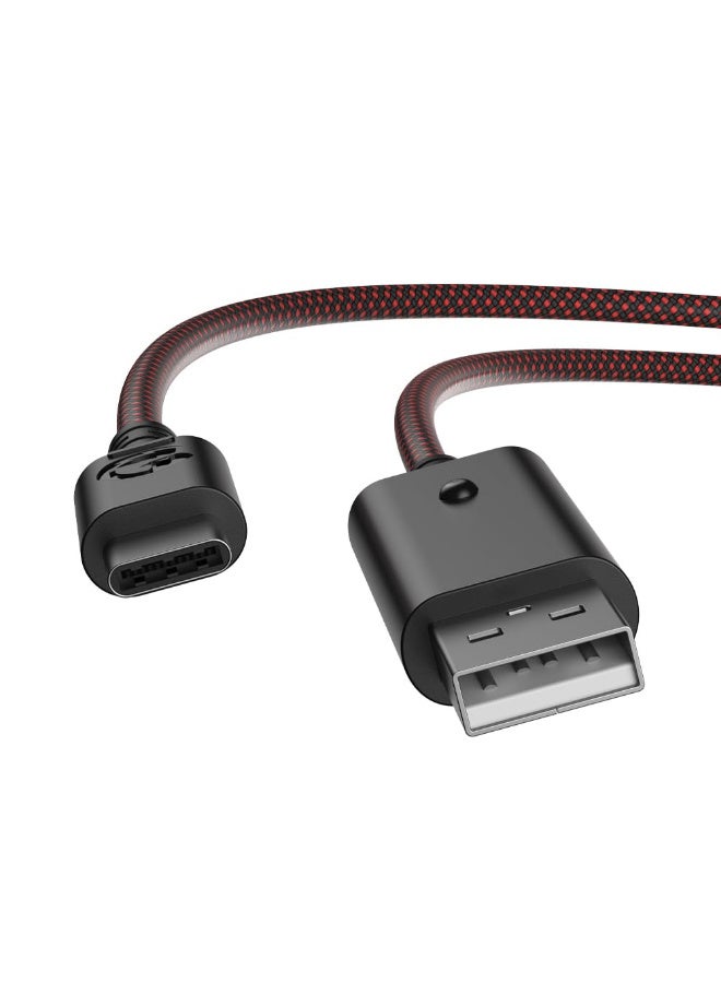 جيم سير 3M USB Cable  to USB-C for G7/G7SE/T4 Kaleid Red - Image 3