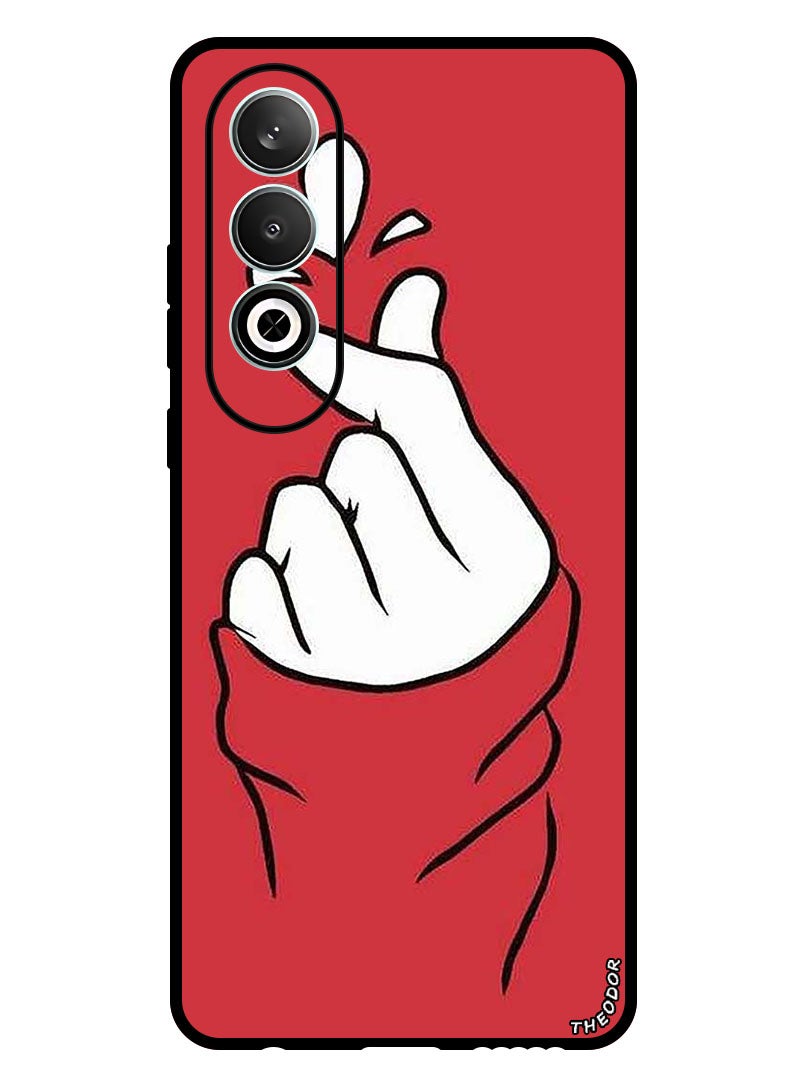 Theodor Protective Case Anti Scratch Shock Proof Bumper Cover For OnePlus Nord CE 4 Snap Love Red - Image 1