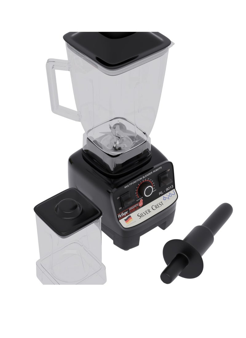 SILVER CREST Silver Crest Blender – 1500W High-Performance Motor, 2 Jars, 8 Stainless Steel Blades, 2L Jar, Ice Crusher  - Image 2