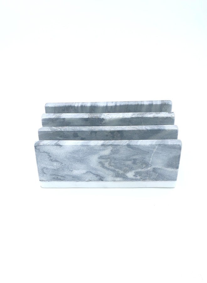 KRAFT CLOUDS Marble Stand for Plates, Tray, Dish | Holder Organizer Rack for Serving Plates | Home, Kitchen, Dining Table Accessory 9x5 Inch - Image 5