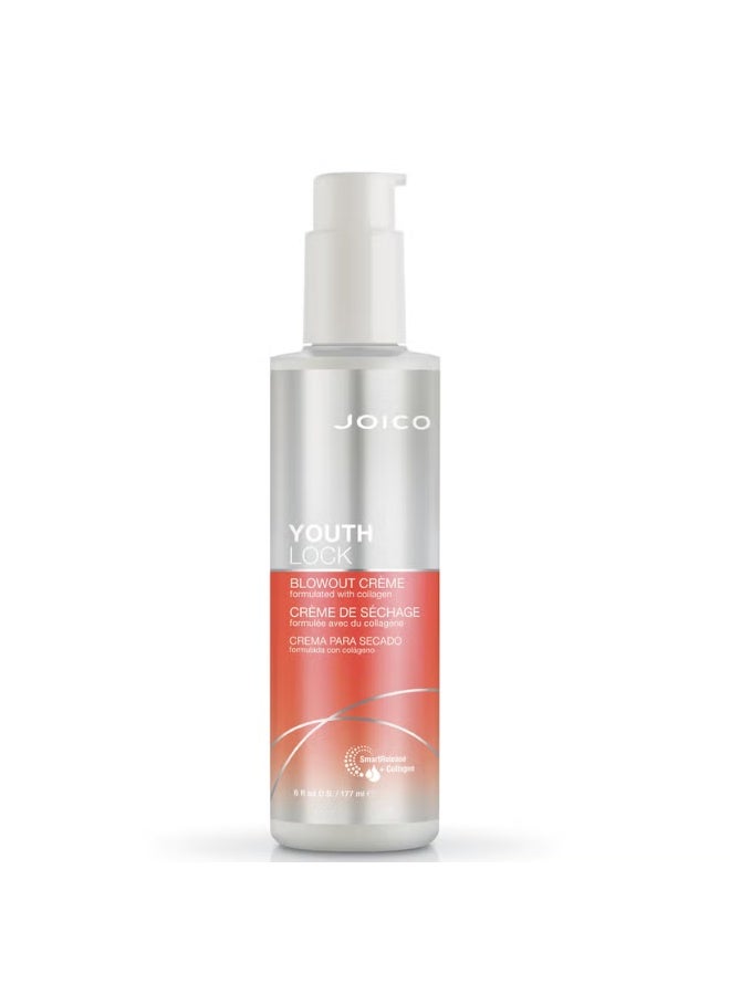 Joico YouthLock Anti-Frizz Blowout Crème 177ml - Image 1