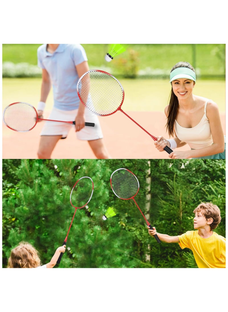ECVV Badminton Set 2 Player - Badminton Rackets with Shuttlecocks and 1 Carrying Bag | Badminton Backyard Games for Outdoor | Garden | Beach | Family Fun Game | Assorted Color - Image 5