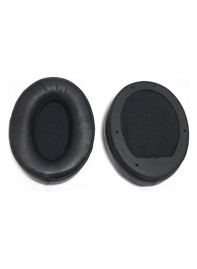 For Sony MDR-1000X WH-1000XM2 XM3 XM4 Earmuffs Earmuffs Earphone Cover Sponge Pullover Beam-Color:1000XM3 Black Sheepskin [single Piece With Glue]]  - Image 1
