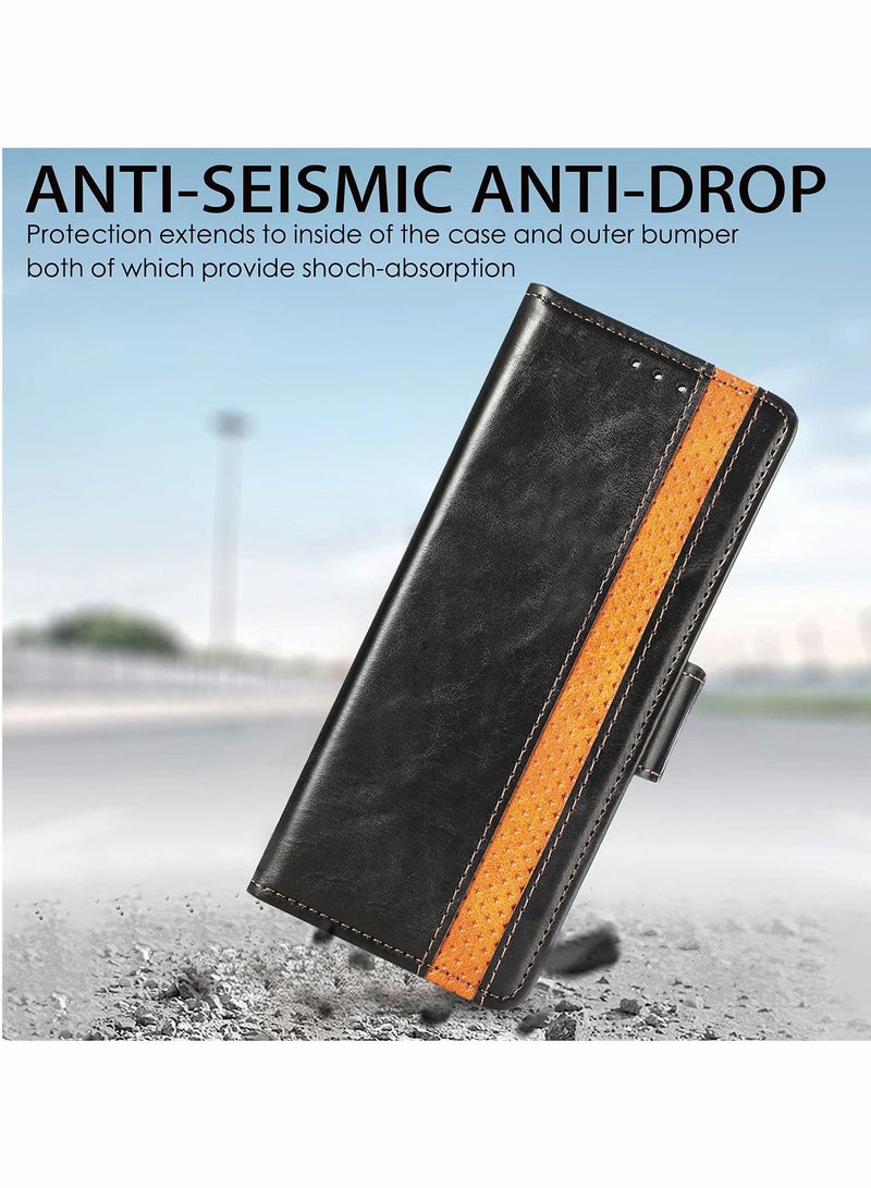 Y&D Wallet Folio Case Magnetic Closure RFID Blocking Card Slots Kickstand Shockproof Compatible with Samsung Galaxy Z Fold 3 - Image 5