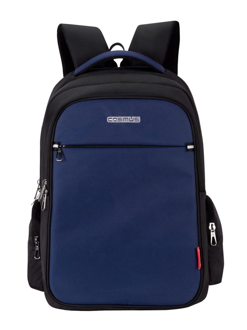 COSMUS Atomic 30 Litre Black + Navy Blue Laptop Backpack - Image 2