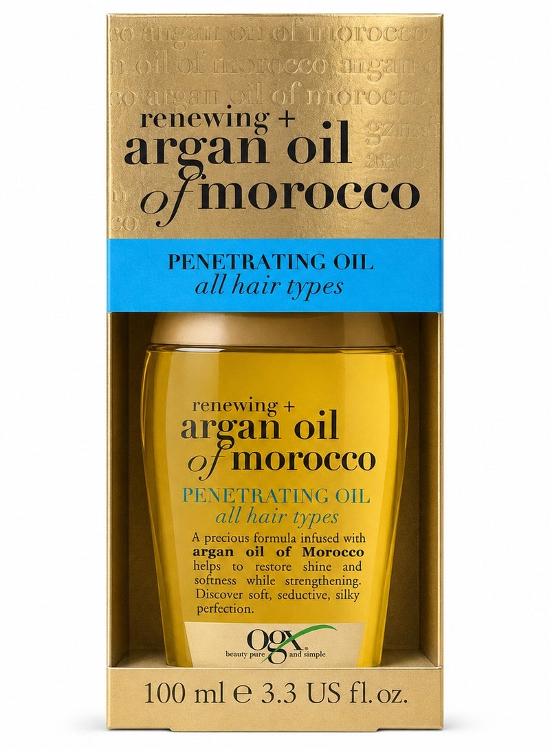 OGX Renewing + Argan Oil of Morocco Penetrating Hair Oil for All Hair Types, 100ml