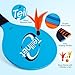 TEILLNET Beach Paddle Ball Set Family Games for Kids and Adults Badminton Set with 4 Rackets Indoor Outdoor Sports Toys Lawn Camping Backyards Yard Games Easter Basket Stuffers Gifts for Boys Girls - Image 4