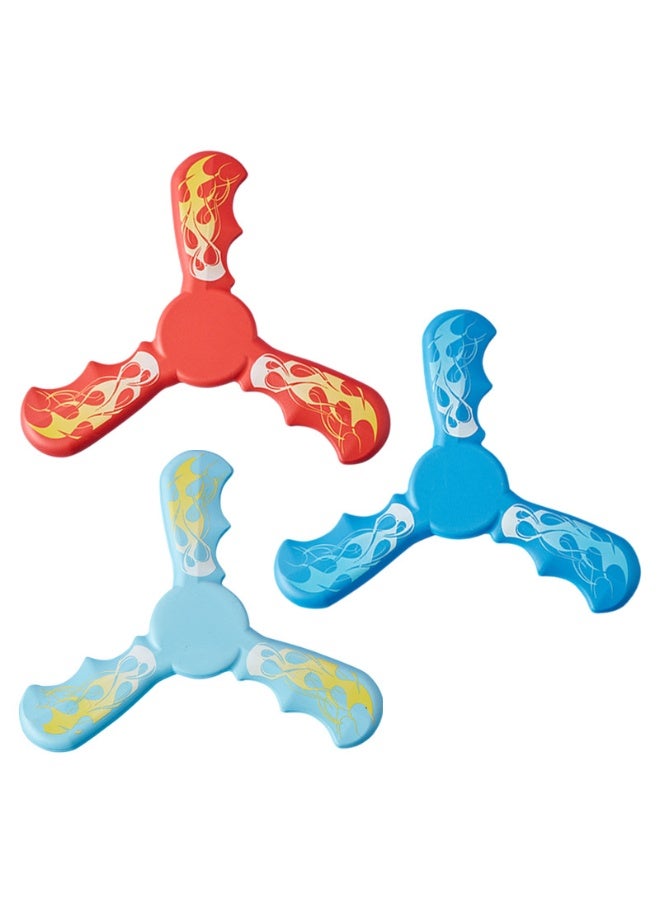 Generic Outdoor Toy EVA Foam Three-Leaf Safe Throwing Boomerang