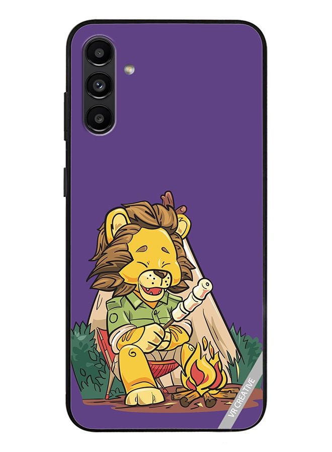 VR CREATIVE Protective Case Cover For Samsung Galaxy A13 5G Lion Chilling Design Multicolour - Image 1
