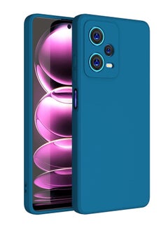 بورتوني غطاء Redmi Note 12 Pro Plus 5G غطاء خلفي ناعم من مادة TPU مرن وناعم من السيليكون غير لامع مع حماية الكاميرا لهاتف Xiaomi Redmi Note 12 Pro Plus 5G  - Image 1
