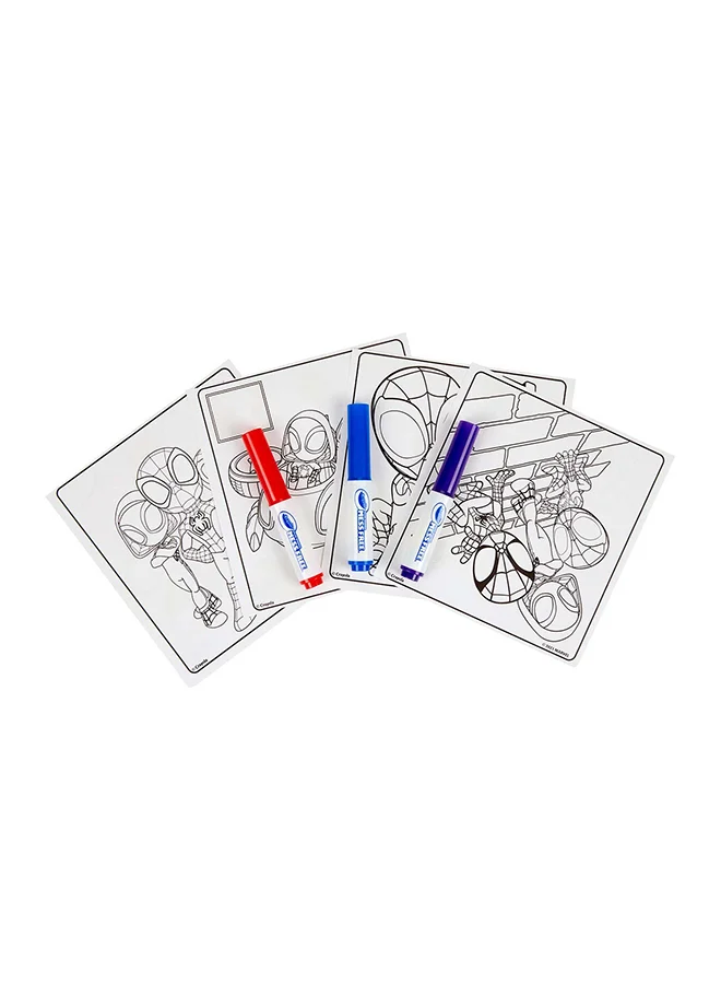 كرايولا Color Wonder Mess Free Spidey And His Amazing Friends Activity Pad And Markers