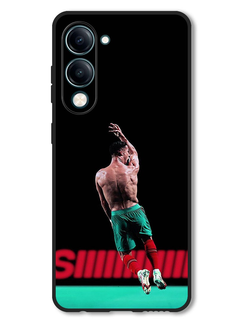 Theodor Case Compatible with Vivo Y29s Protection Shockproof Bumper Cover Ronaldo In The Air - Image 1