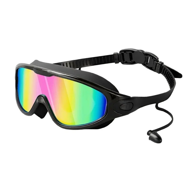 Bluejw Professional Wide Vision Anti Fog Swimming Goggles with Earplug No Leaking UV Protection Swim Goggles for Women Men Adult - Image 2