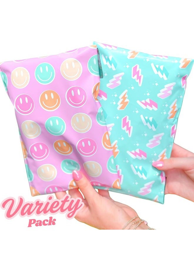 Pretty Package Store Designer Poly Mailer Variety Pack Heavy Duty Waterproof Self Seal Shipping Bags for Small Business Large Mailing Envelopes Bulk Tear Resistant Packaging 35 Pack - Image 2