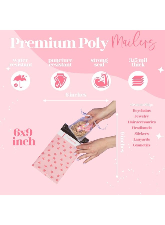 Pretty Package Store Designer Poly Mailer Variety Pack Heavy Duty Waterproof Self Seal Shipping Bags for Small Business Large Mailing Envelopes Bulk Tear Resistant Packaging 35 Pack - Image 5