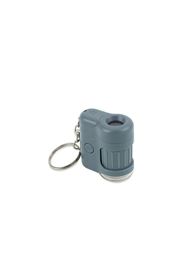 Carson Carson MicroMini 20x LED Lighted Pocket Microscope with Built-In UV and LED Flashlight - Blue  - Image 4