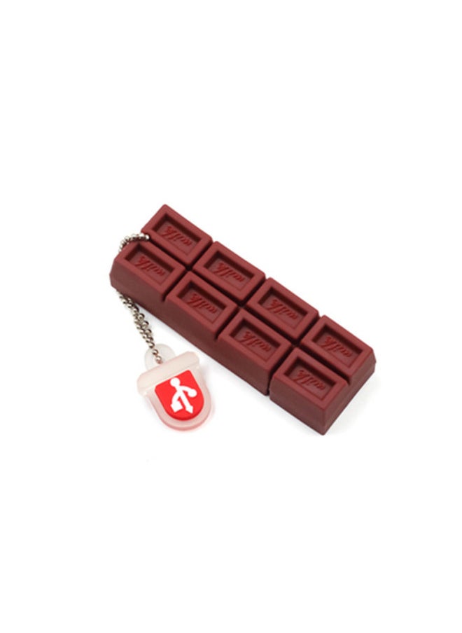 Cartoon USB 16g Cute Creative Mini USB 32g Doll Gift USB Company Exhibition Bidding USB Wholesale-Color:Double Row Chocolate-Capacity:16GB  - Image 1