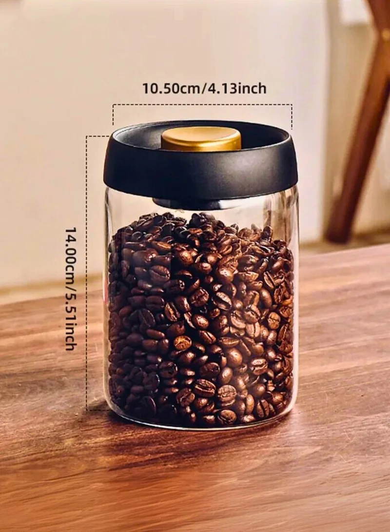 1Chase 600 Vacuum Sealed Borosilicate Glass Jars – 600ML Airtight Food Containers for Kitchen & Pantry (Set of 2)  | Best Price UAE