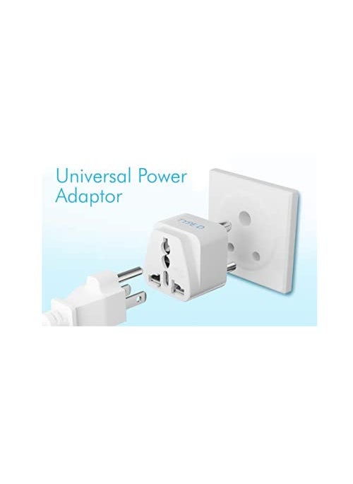 Mute Mute Universal Electrical Conversion Travel Adapter 3 Pin Plug Compatible USAUKChina More to India Type D Plug Pack of 3  - Image 4