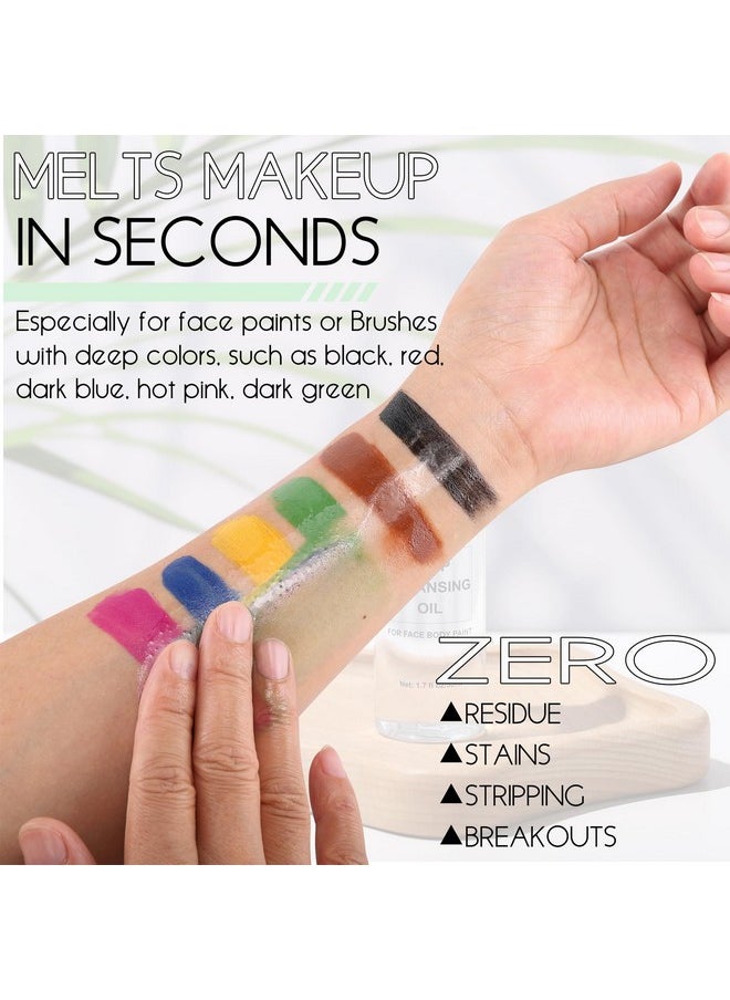 CCbeauty - Paint Brush Cleaner Reconditioner And Restorer Fast Remove Oil Waterbased Face Paint Brushes Airbrushes Acrylic Watercolor Makeup Safe Cleaning Solution Artist Tools50Ml - Image 1