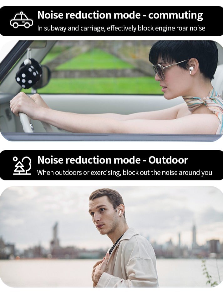 A & O - EarBuds with Touchscreen, Bluetooth Earbuds, True Wireless Eearbuds. ANC Wireless Earbuds, Bluetooth 5.4 Sports Earphone, Wireless Headphones TWS Earbuds, Smart Touch Screen, LCD Touch Screen Display Earphone - Arabic supported - Image 1