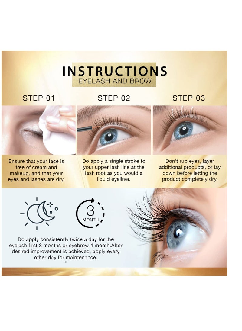 Silksence Silksence Upgraded Eyelash Growth Serum, Premium Lash Serum and Lash Growth Serum, Lengthen and Strengthen Eyelashes, Achieve Longer, Thicker,Healthier Lashes  - Image 4