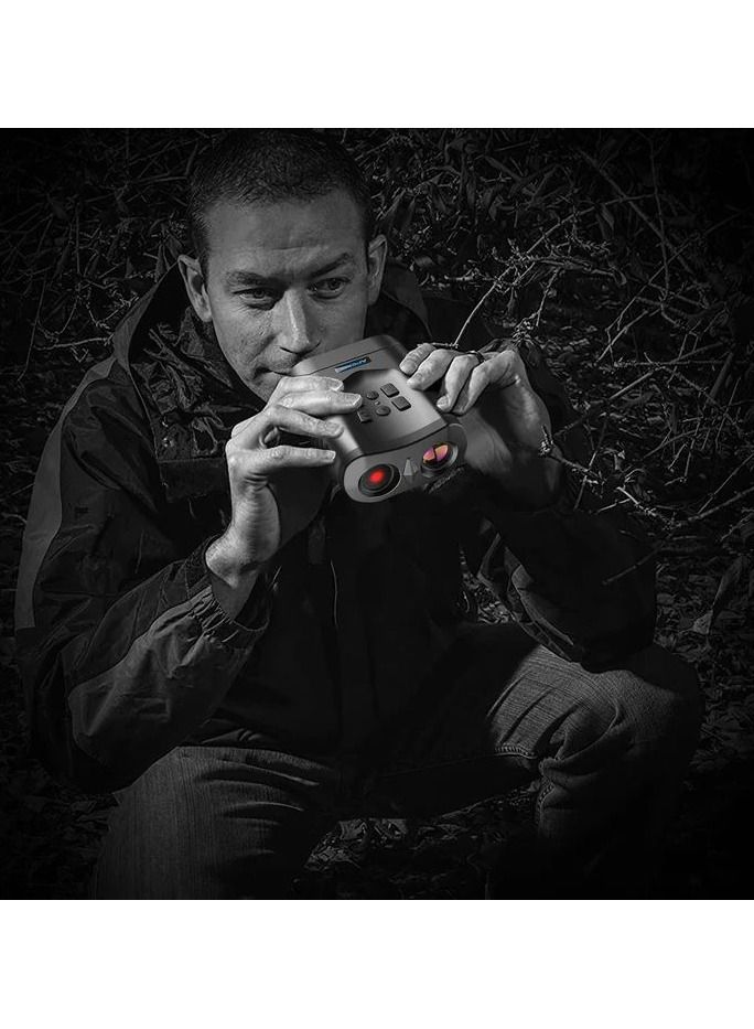 4K HD Digital Night Vision Goggles, Infrared (IR) Night Vision Binoculars Device Take Photos & Record Videos Rechargeable Digital Telescope with High Definition Screen Day & Night Use for Hunting Camping & Night Fishing - Image 3