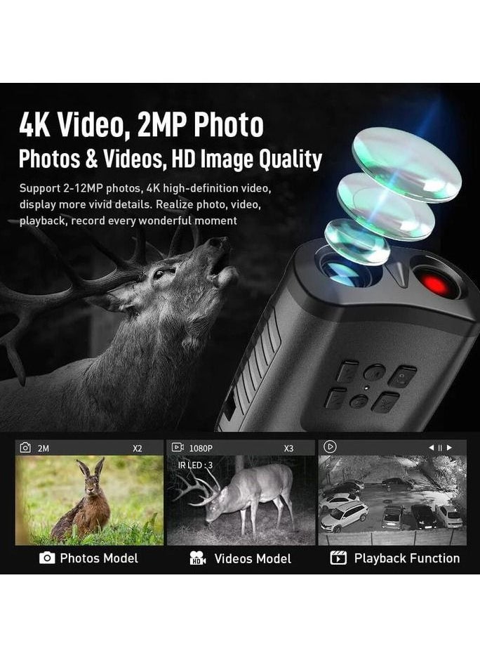Generic - 4K HD Digital Night Vision Goggles Infrared Night Vision Binoculars Device Take Photos And Videos - Image 1