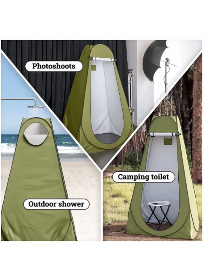 Arabest Pop Up Portable Shower Tent with Floor for Camping Instant Outdoor Privacy Shelter Tent for Camping and Beach Easy Setup Foldable with Carry Bag Lightweight and Sturdy  - Image 5