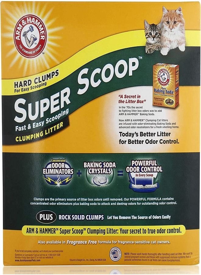 Arm & Hammer - Super Scoop Clumping Litter , 6.35 kg - Image 1