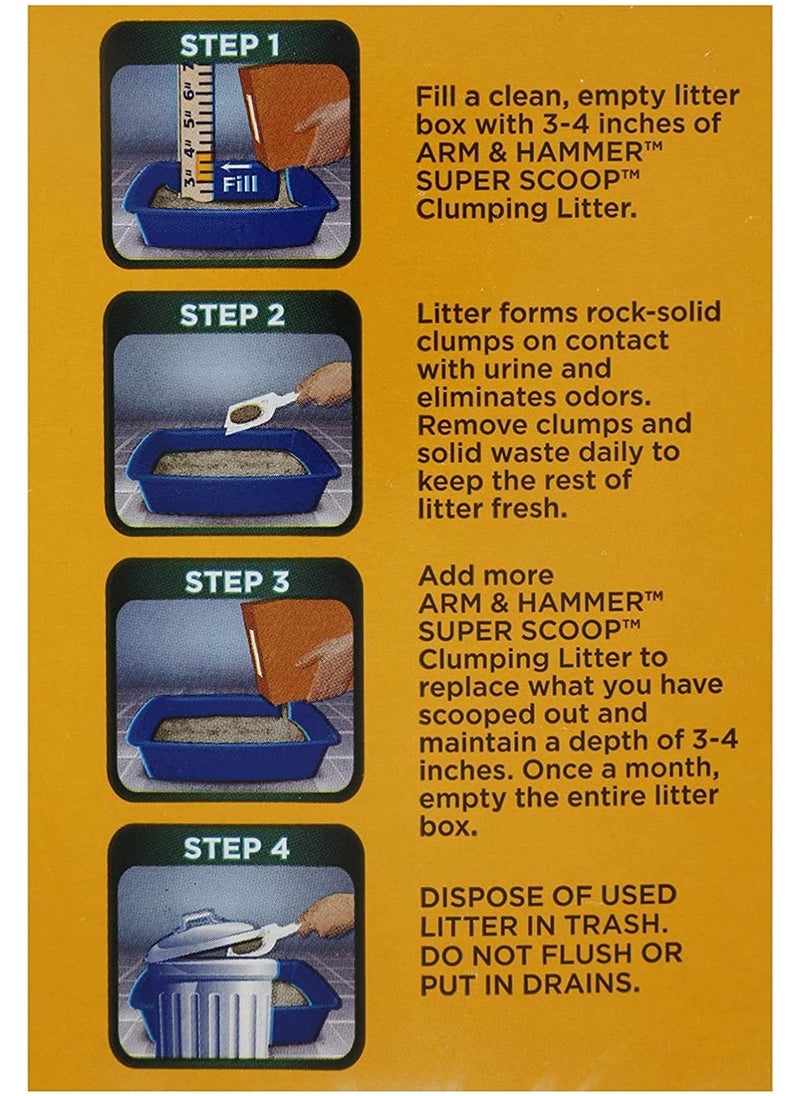Arm & Hammer - Super Scoop Clumping Litter , 6.35 kg - Image 1