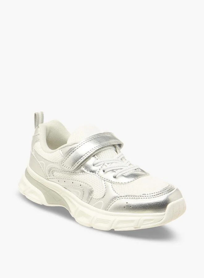 ليتل ميسي Girls Hook & Loop School Sneakers