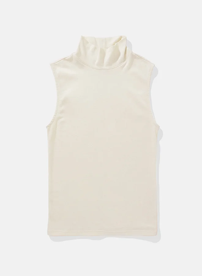 American Eagle AE Mock Neck Tank Top