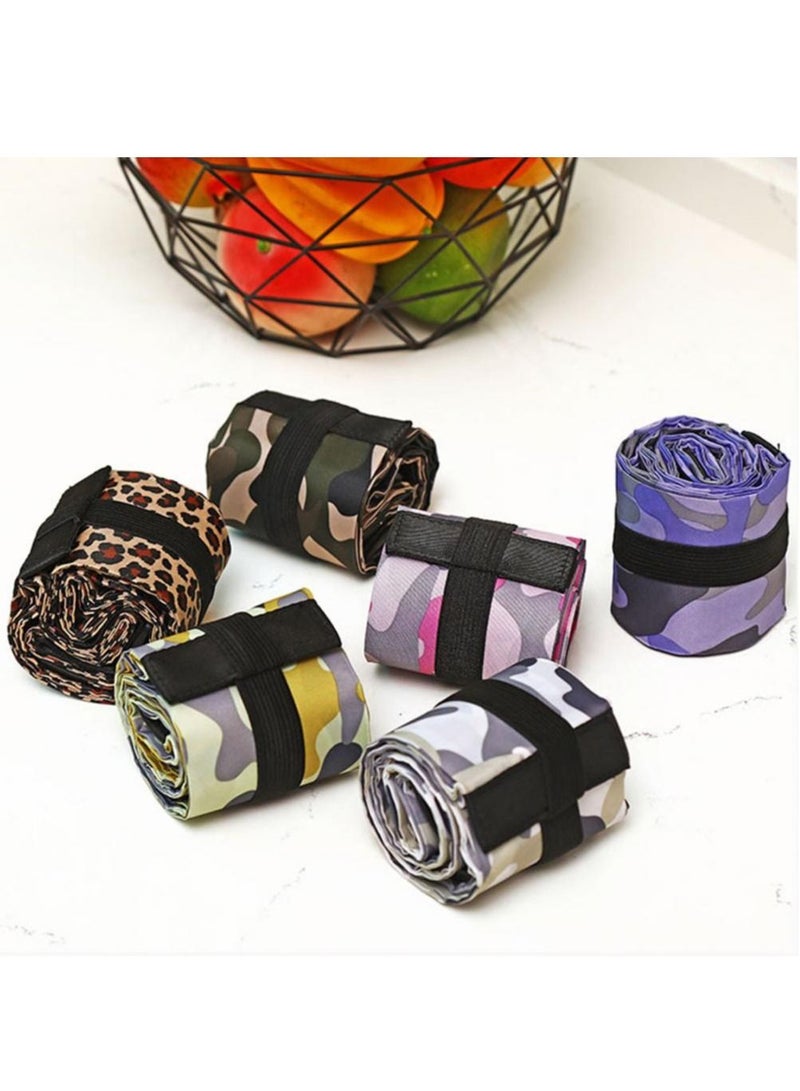 DubaiGallery Folding Bag, Reusable Shopper Shopping Bag, Hand Shoulder Bag, Foldable, Environmentally Friendly, Durable, Washable Bag with Large Capacity for Shopping on Travel - Image 3