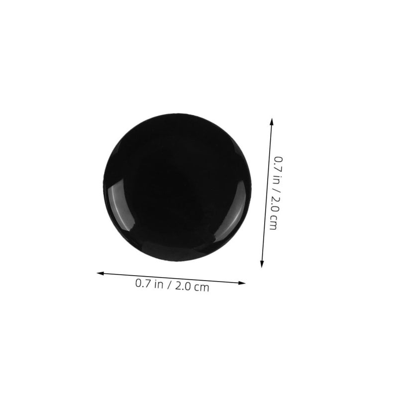 Black Car Door Lock Keyhole Protector Stickers 8Pcs Durable Easy Installation Vehicle Decoration - Image 3