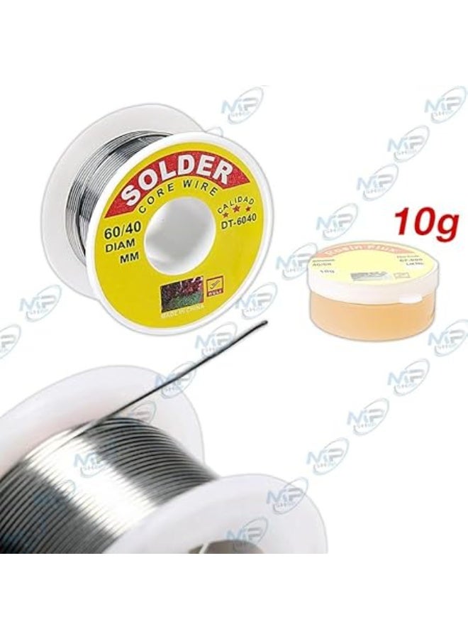 HULI 3Pcs Solder Wire Set with Rosin Flux – 40/60 Core Welding Wire Kit for Electrical and Electronic Repairs - Image 5