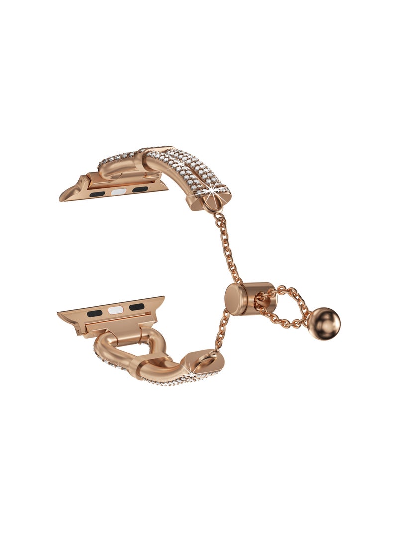 KUYING High End Niche Metal Diamond Strap42/44/45/49mm 