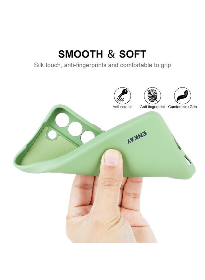 ENKAY Case For Samsung Galaxy S22 5G Liquid Silicone Soft Shockproof Phone Case - Image 3