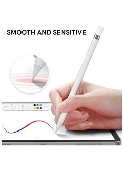 Y&D Tips Replacement for Apple Pencil 1st Gen and 2nd Gen, No Wear Out Fine Point Precise Control Pen Like Nibs (Light Grey 0.8mm 2 Pack)  - Image 3