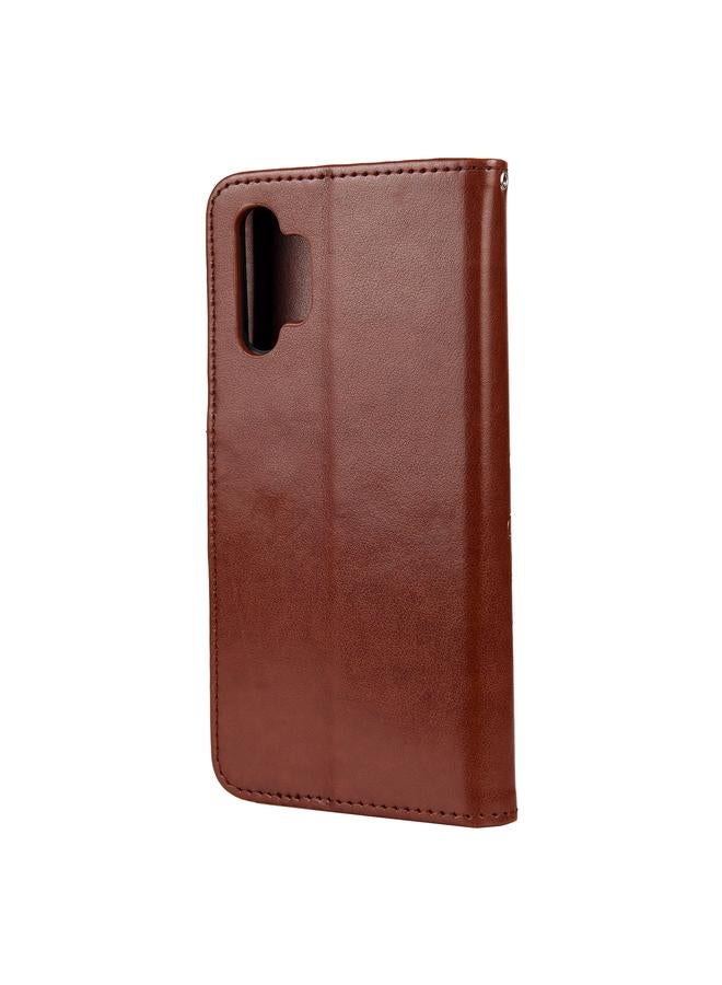 اس-توب جراب لهاتف Samsung Galaxy A32 4G بنقشة زهور الفراشة، جراب جلدي قلاب أفقي مع حامل وفتحات للبطاقات ومحفظة - Image 3