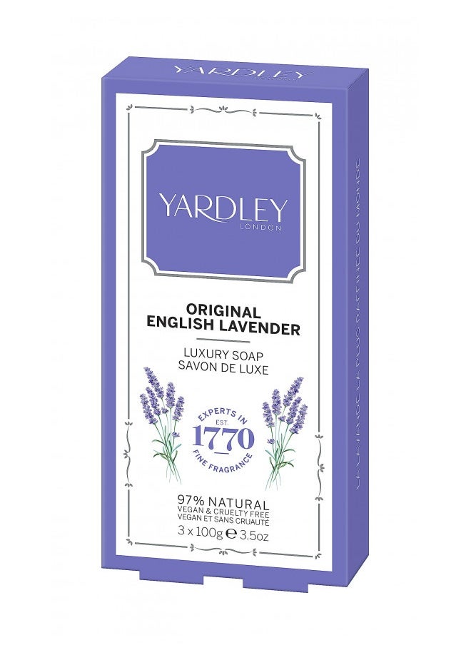 Yardley Yardley London Original English Lavender Soap 3 X 100G  - Image 3