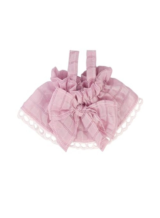 LEWOTE Clothes Set for 17cm Doll, Hat Suit Ornaments Accessories Set for Any 17cm/6.7inch Doll[with Doll Clothes Storage Bag] (Purple Candy Skirt) - Image 4