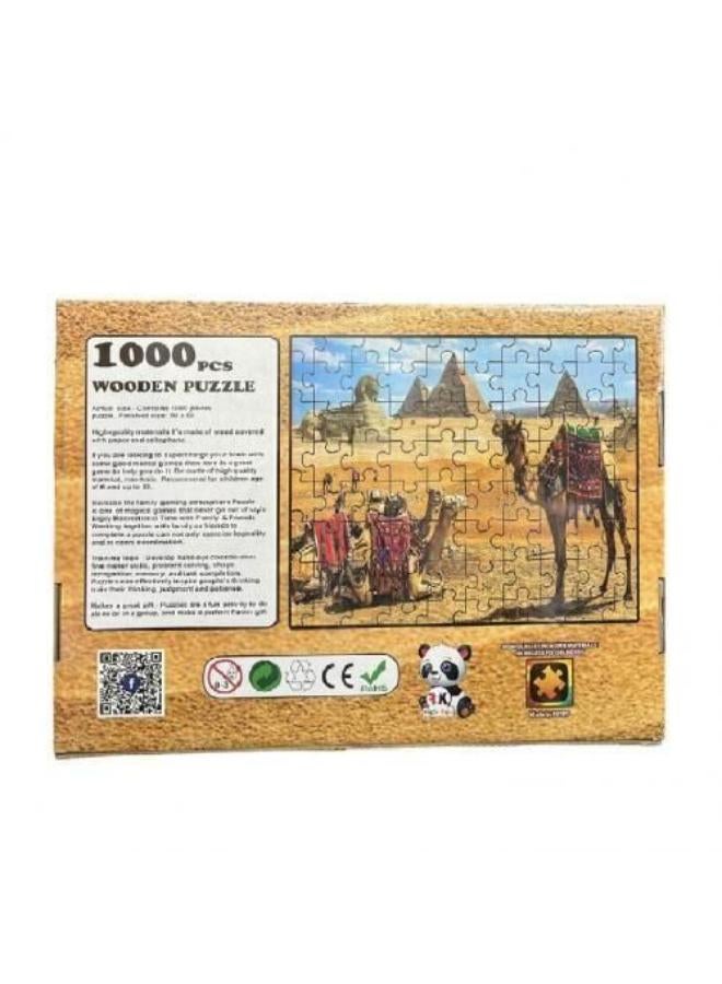 Pyramids At Giza Egypt Puzzle (1000 Pieces) - Image 2