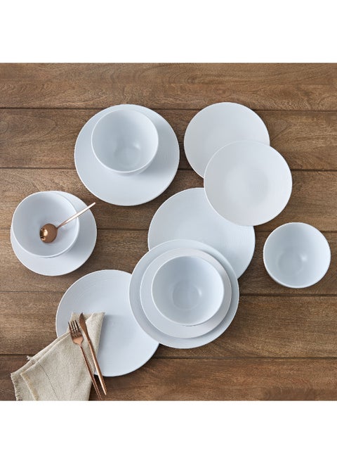 Elegenza Swirl 12-Piece Dinner Set 27.5 x 27.5 x 2 cm