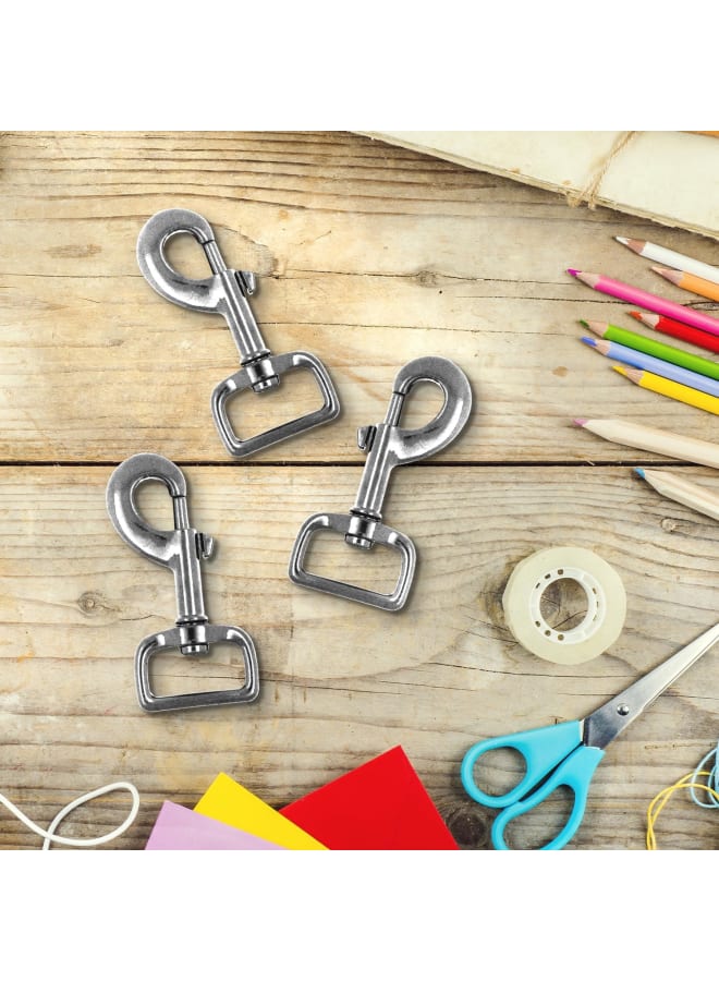 Swivel Snap Hooks Heavy Duty Trigger Clip Clasps for Dog Leashes, Bags, Backs, Straps, Harnesses, 10 Pieces Silver - Image 5