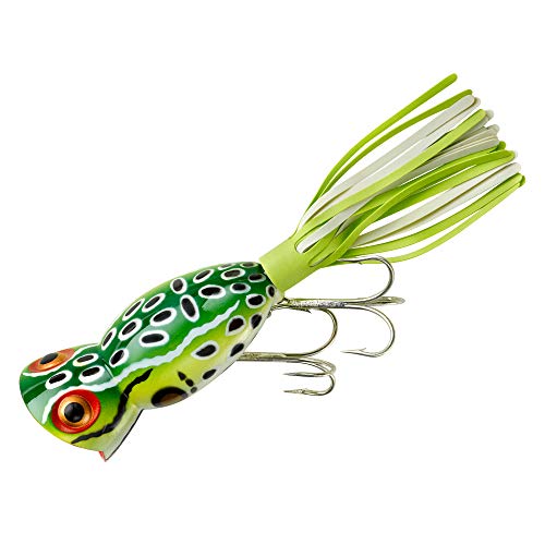 Arbogast Triple Threat Fishing Lure, Includes 1 Jitterbug Lure and 2 Hula Popper Lures, Freshwater Fishing Lures and Accessories., 2 Hula Popper, 1 Jitterbug - Image 4