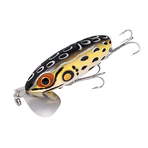 Arbogast Triple Threat Fishing Lure, Includes 1 Jitterbug Lure and 2 Hula Popper Lures, Freshwater Fishing Lures and Accessories., 2 Hula Popper, 1 Jitterbug - Image 3