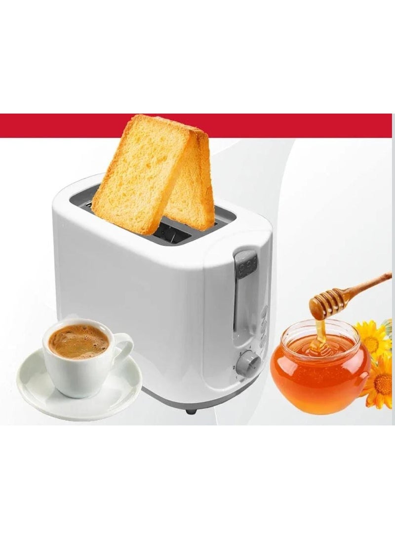 2 Slice Bread Toaster 720W – 7 Browning Settings with Cancel, Reheat & Defrost Functions, Removable Crumb Tray, Body – Compact Bread Toaster - Image 4