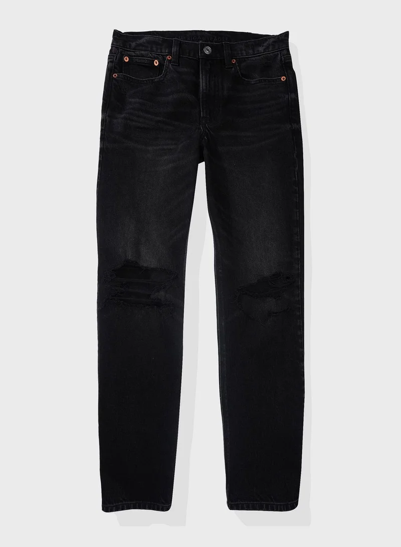 American Eagle Low Rise Straight Fit Jeans
